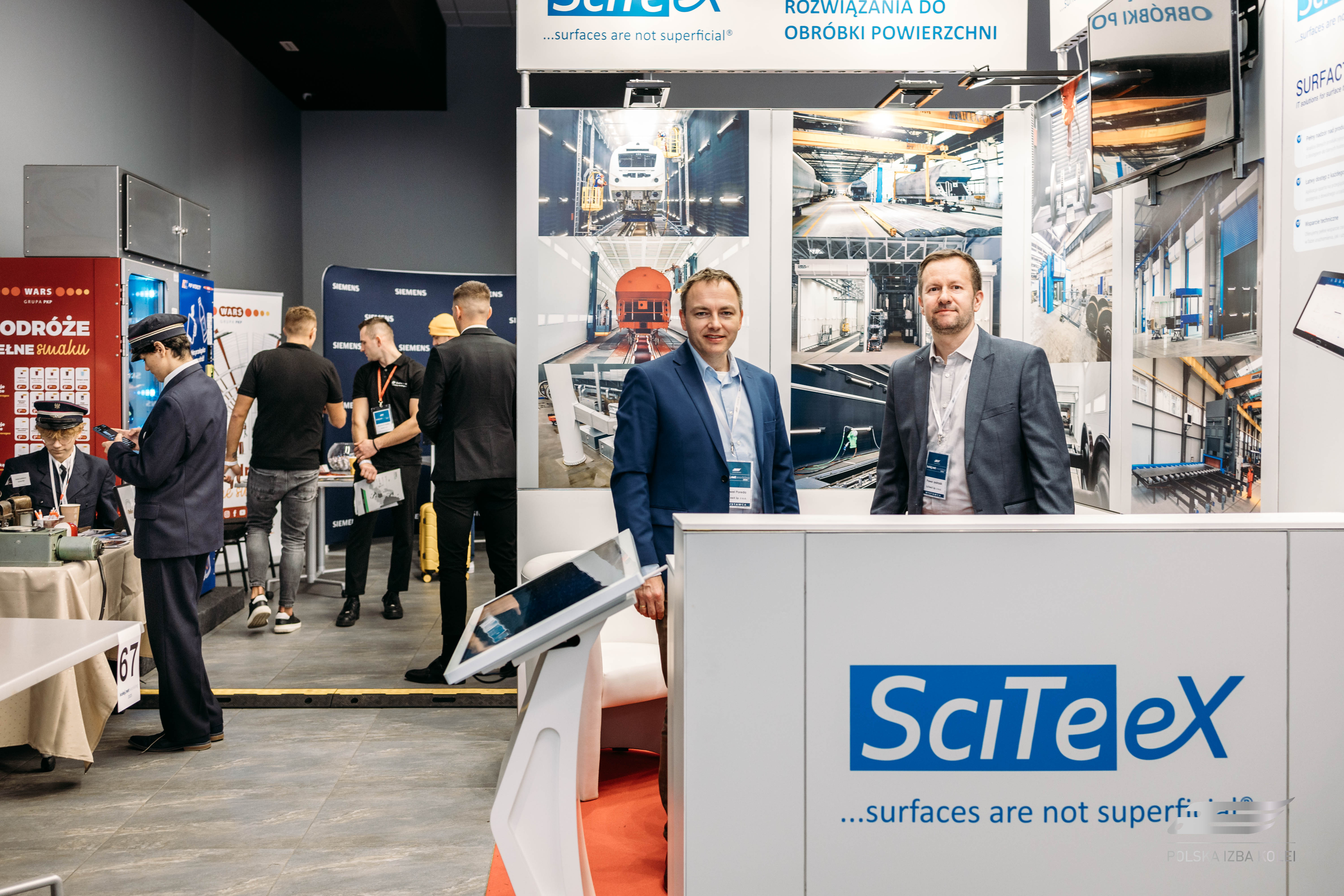 Stoisko firmy na KolejNet