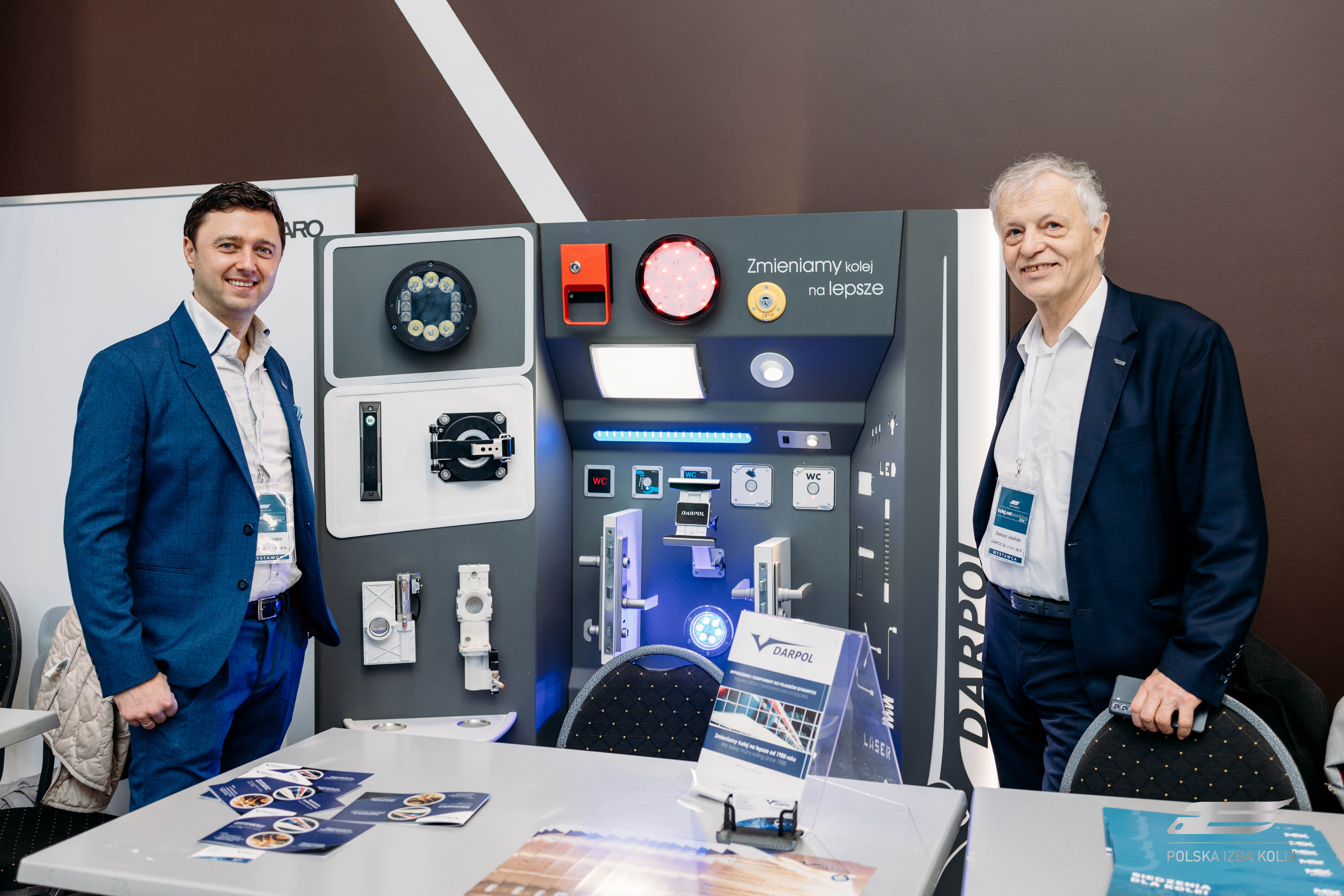 Przedstawiciele firmy DARPOL na targach KolejNet