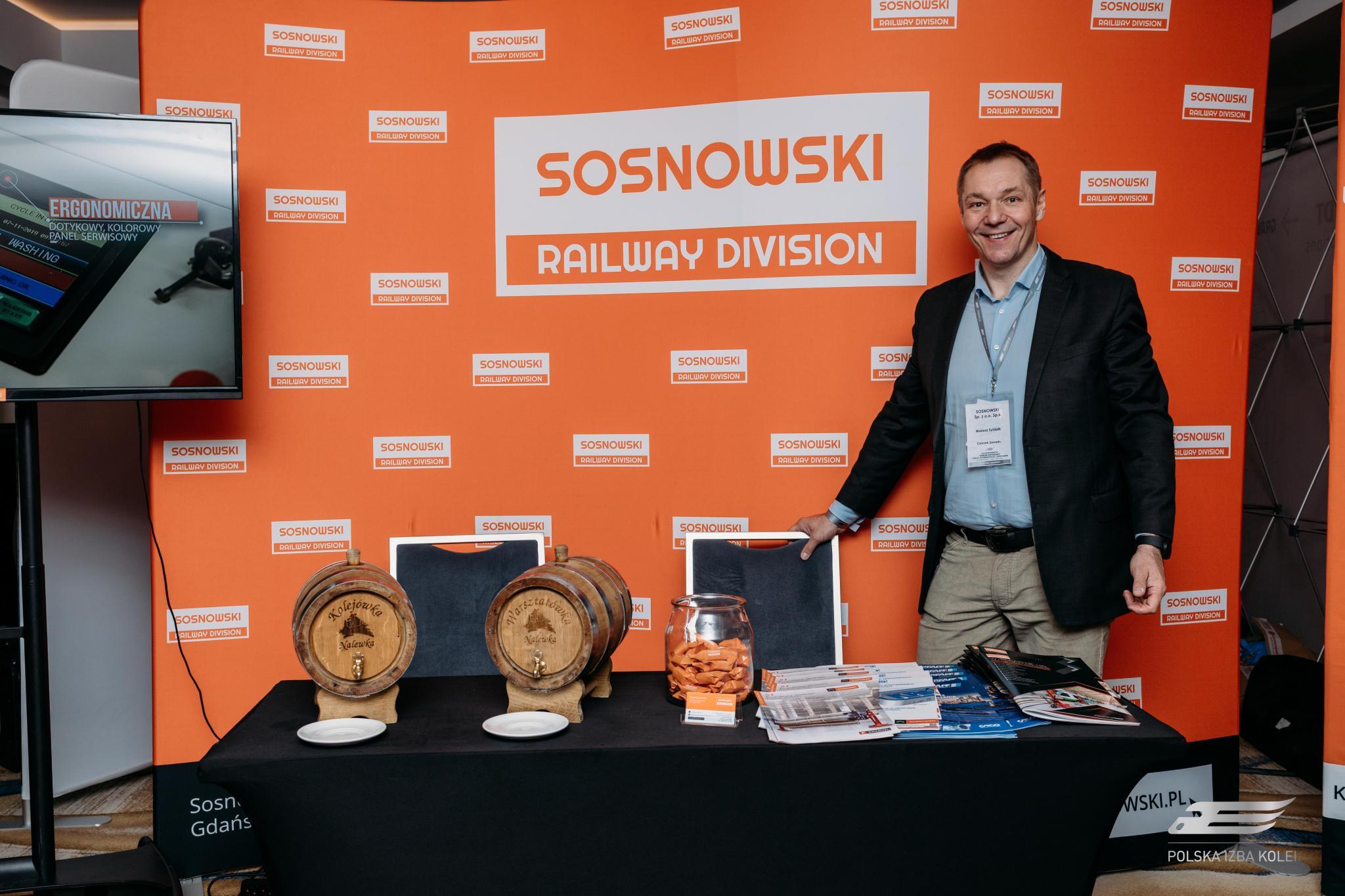 Stoisko firmy podczas konferencji Polskiej Izby Kolei