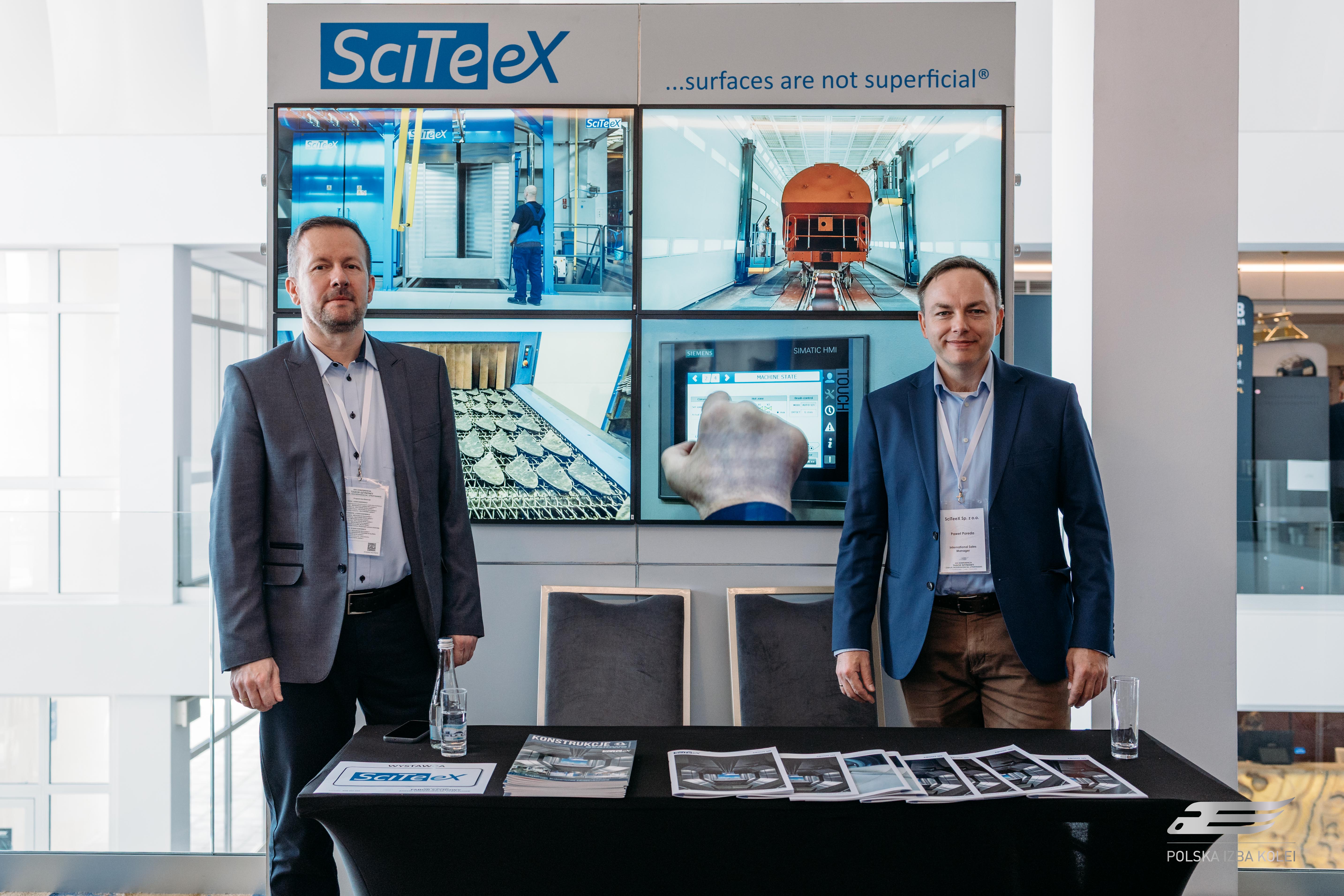 Stoisko firmy na konferencji Polskiej Izby Kolei