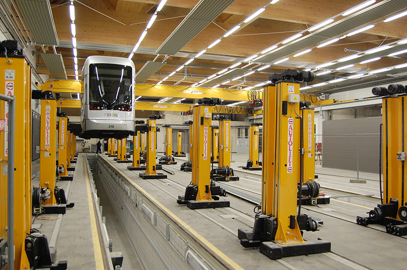 Mobilne podnośniki kolumnowe